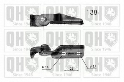 QUINTON HAZELL qts840266 -  Газовая пружина, крышка багажник